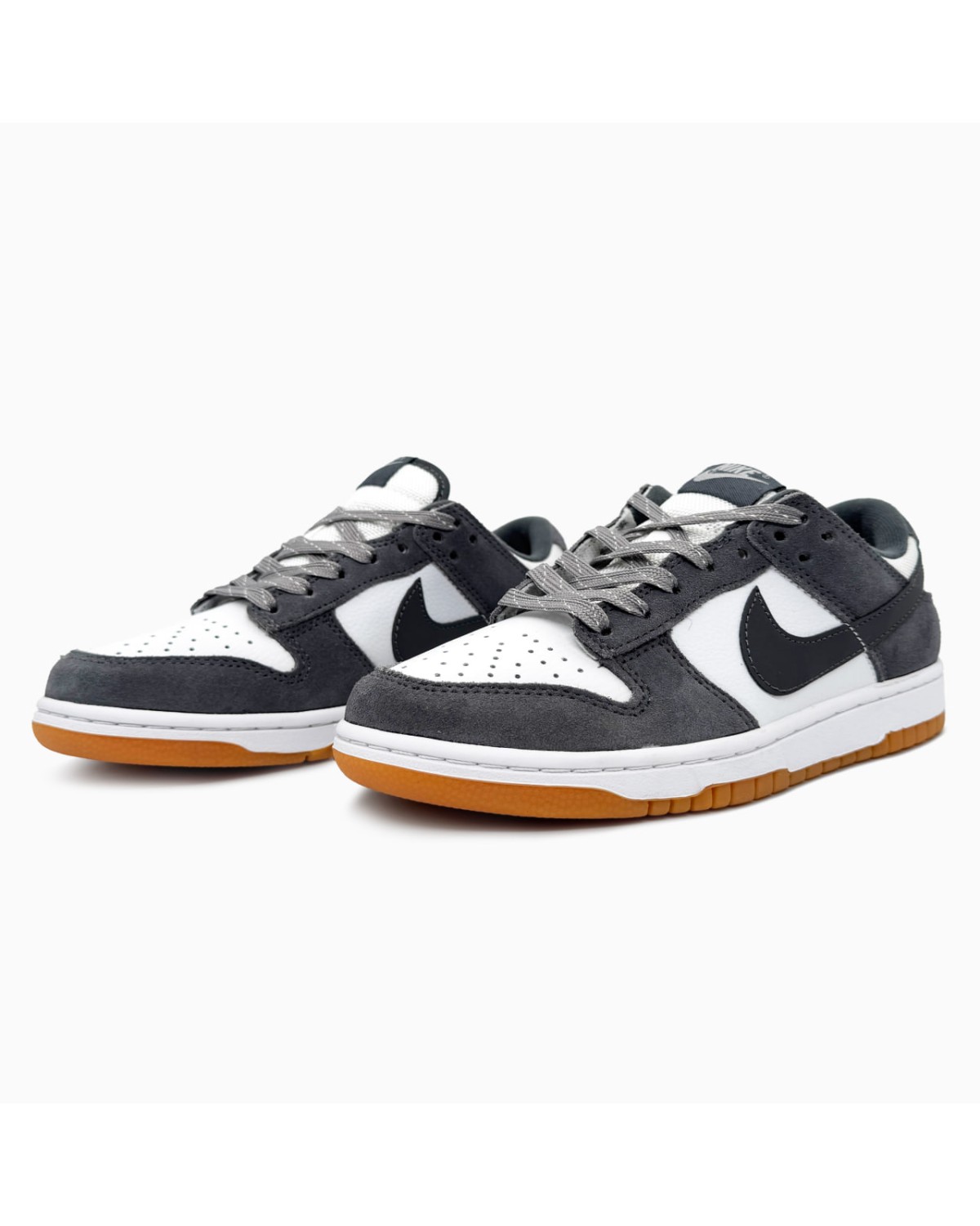 Nike SB Dunk Low Black White Fur