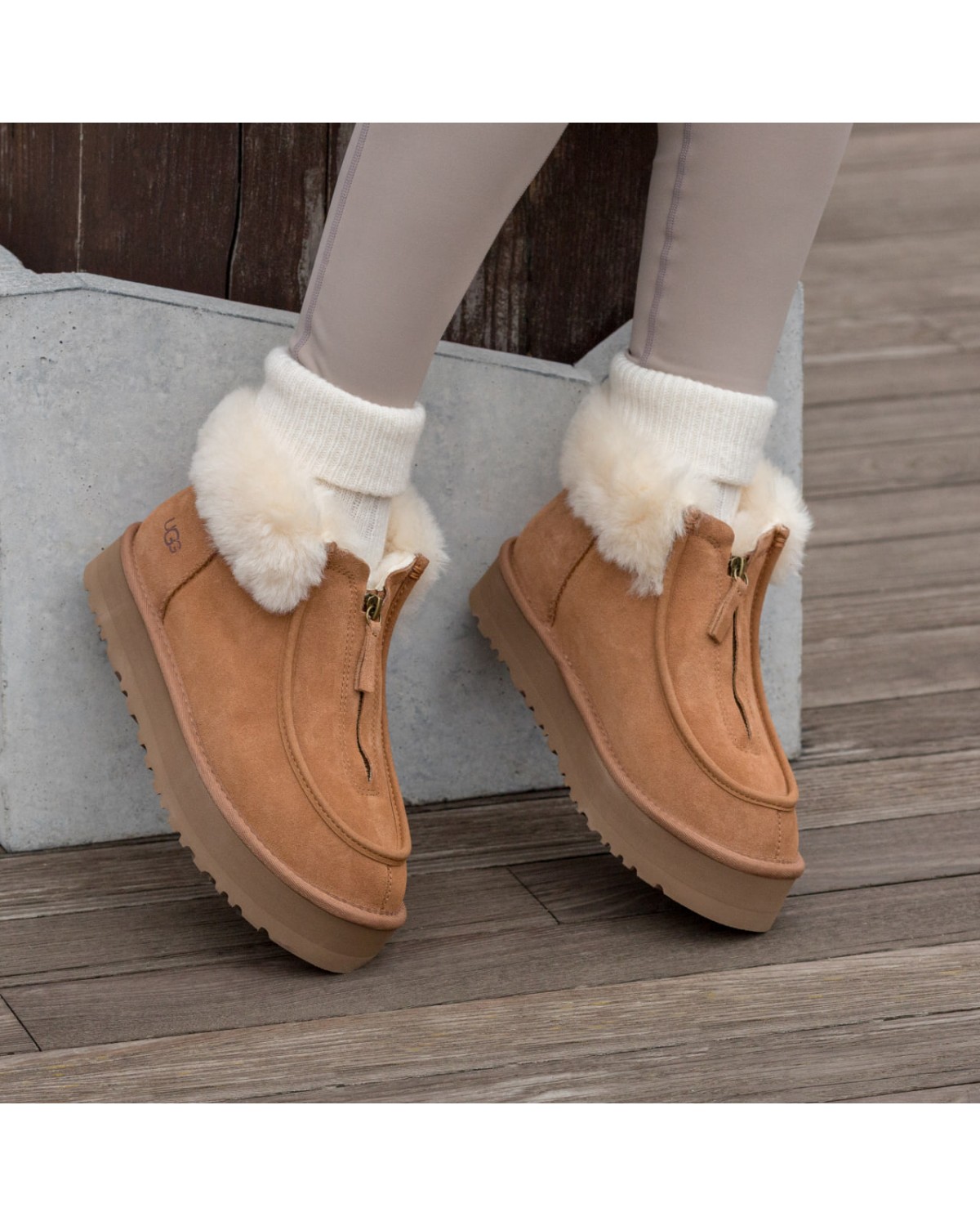 UGG Funkette Chestnut Platform UGG Funkette Chestnut Platform