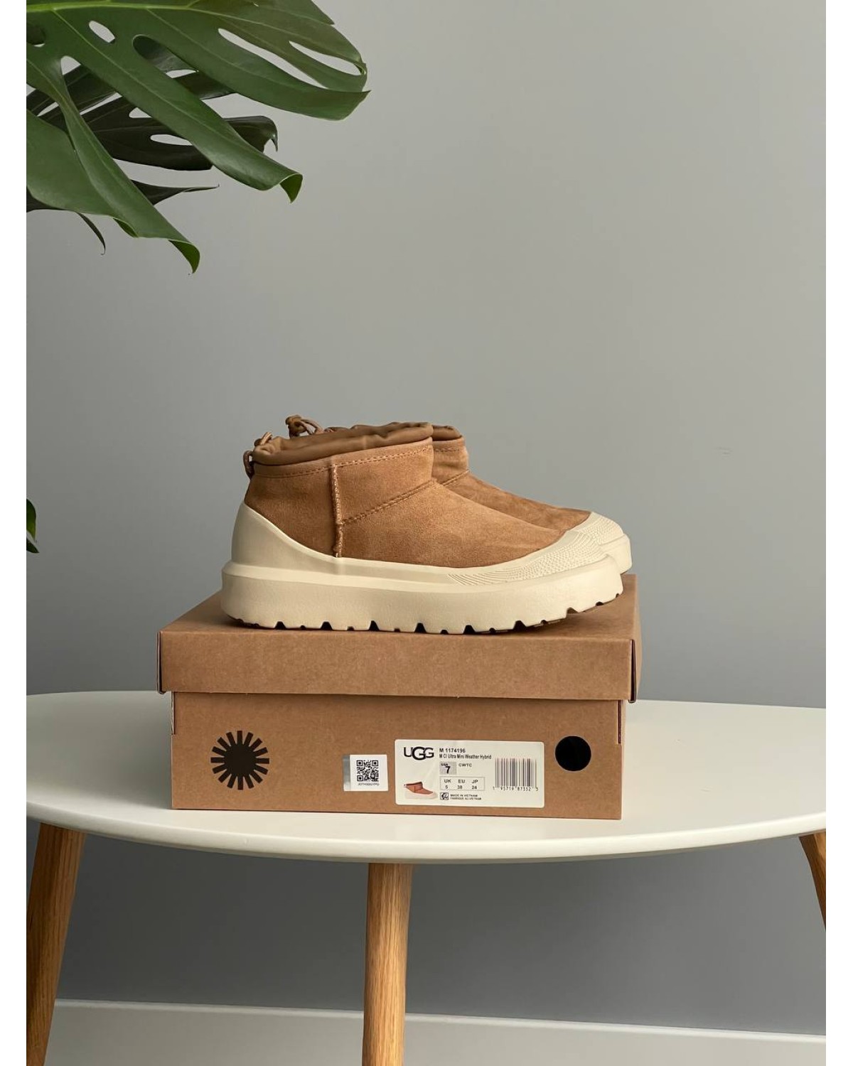 Ugg Ci Ultra Mini Weather Hybrid Chestnut White