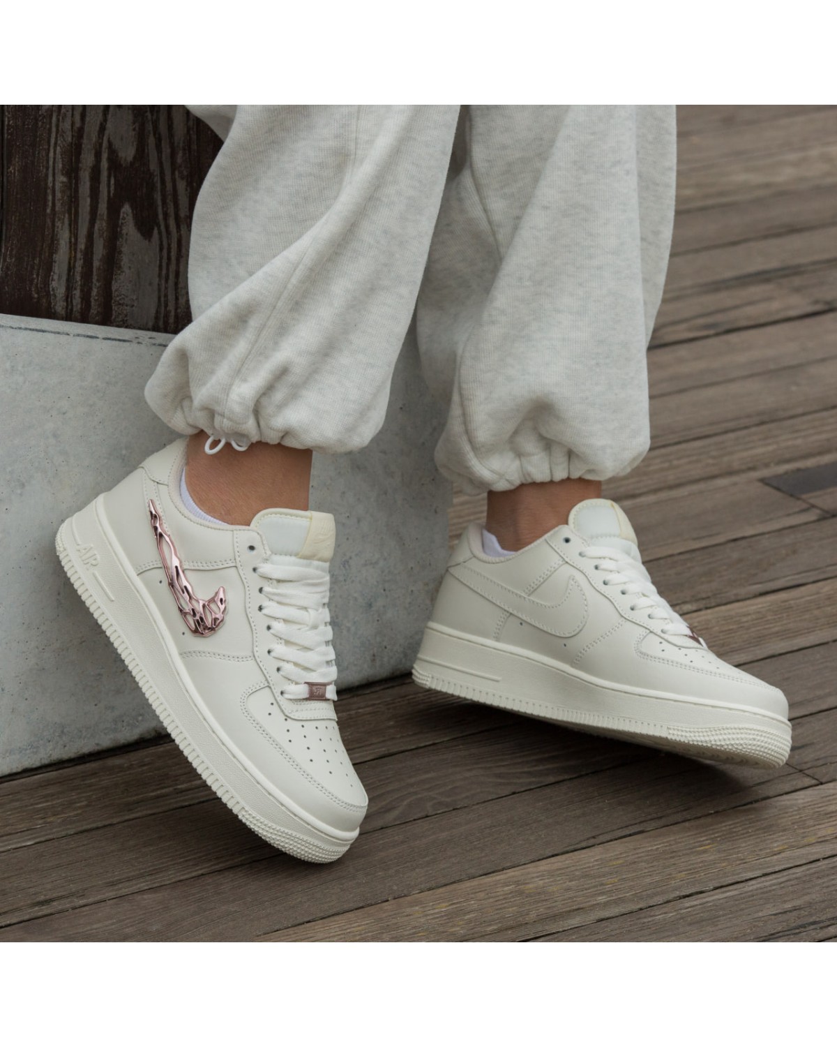 Nike Air Force 1 Low Molten Metal Pink White