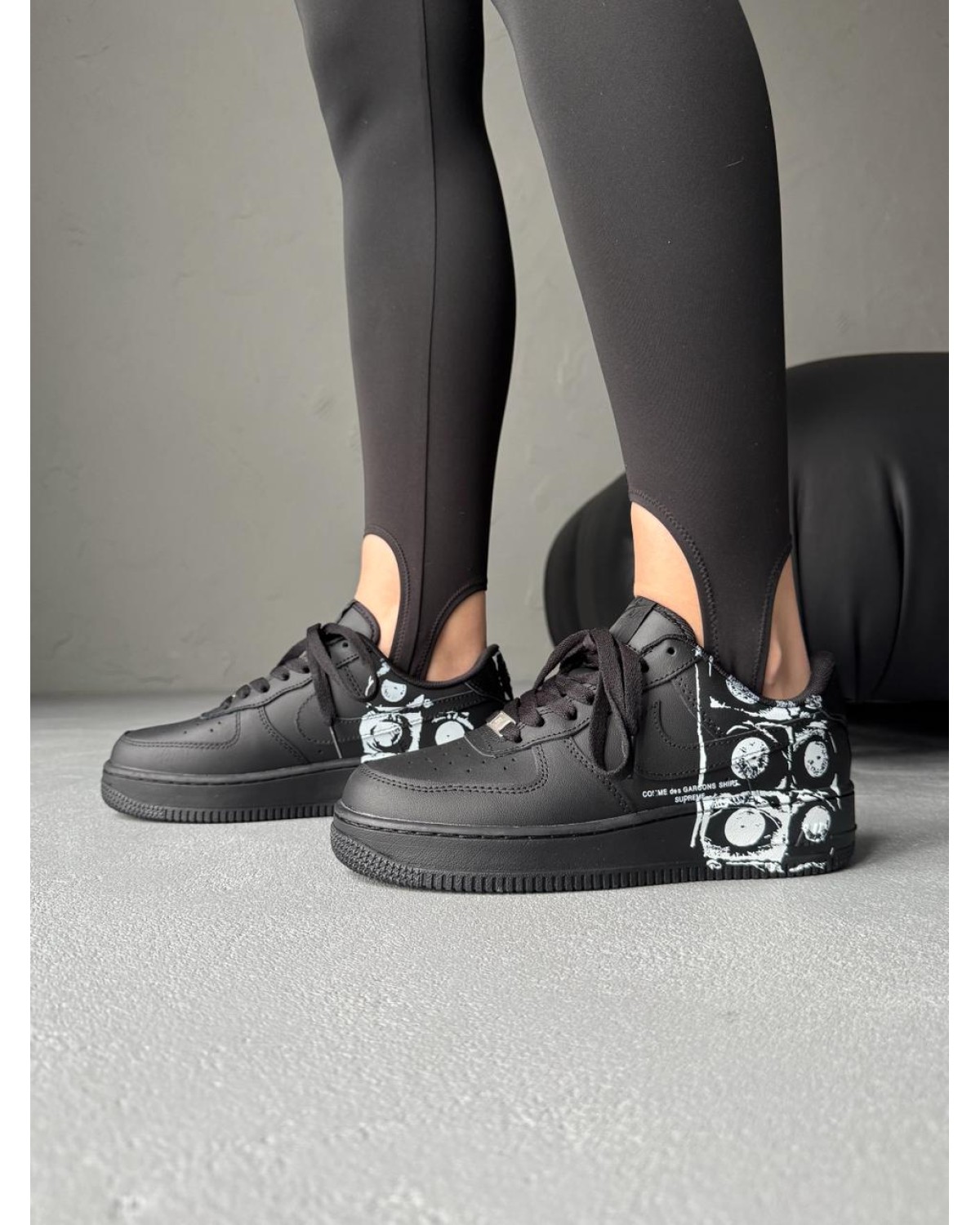 Nike Air Force 1 Low х  Comme des Garçons Supreme Black