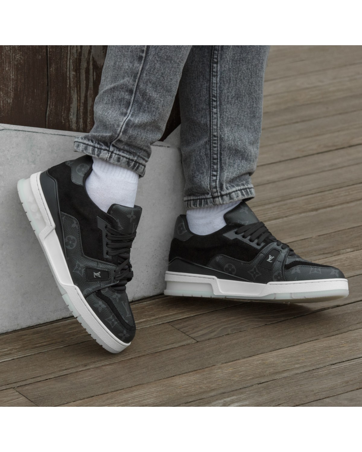 Louis Vuitton LV Trainer Sneakers Black Louis Vuitton LV Trainer Sneakers Black