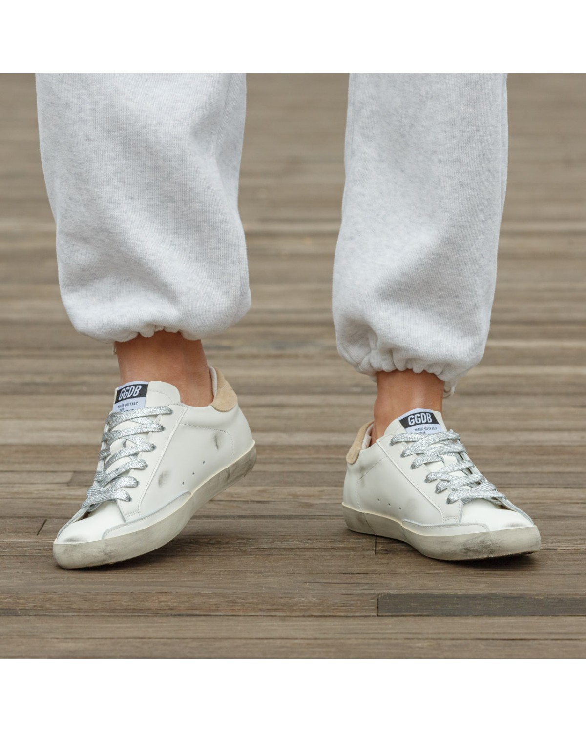 Golden Goose White Rose