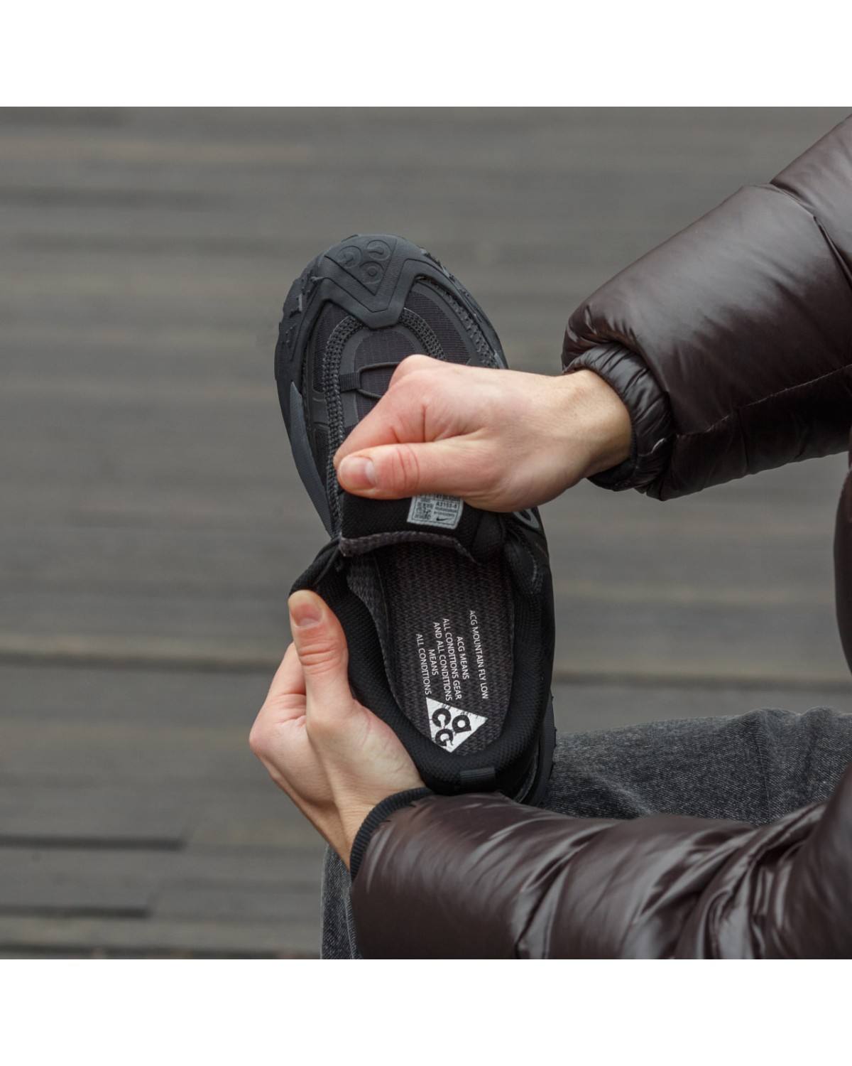 Nike Acg Moutain fly Gore Tex Black Grey