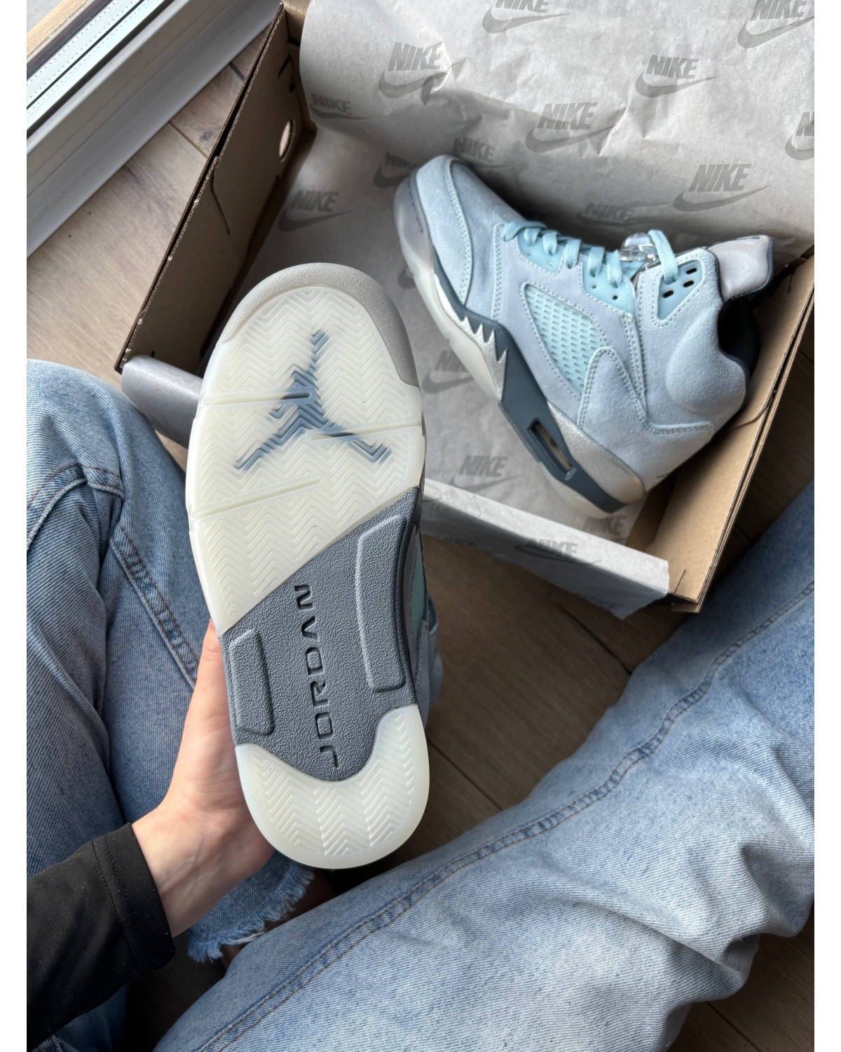 Jordan 5 Retro Blue Bird