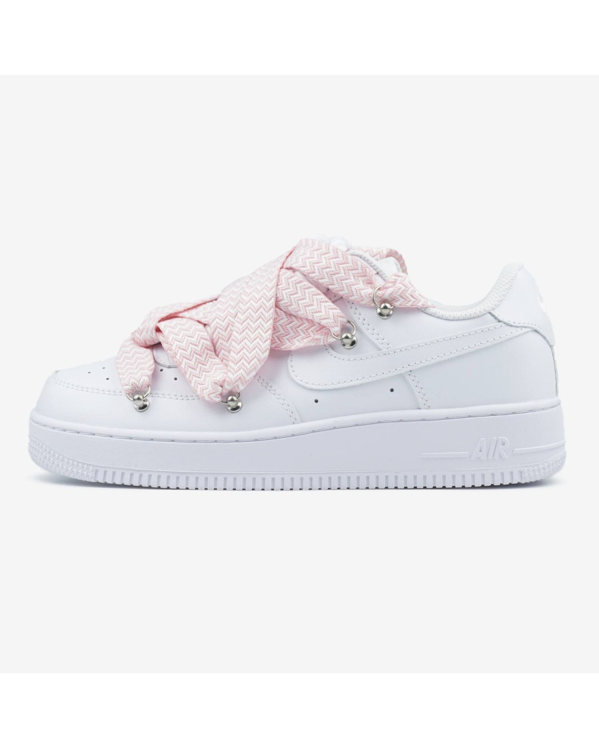 Nike Air Force 1 Low Custom Lanvin Laces Pink