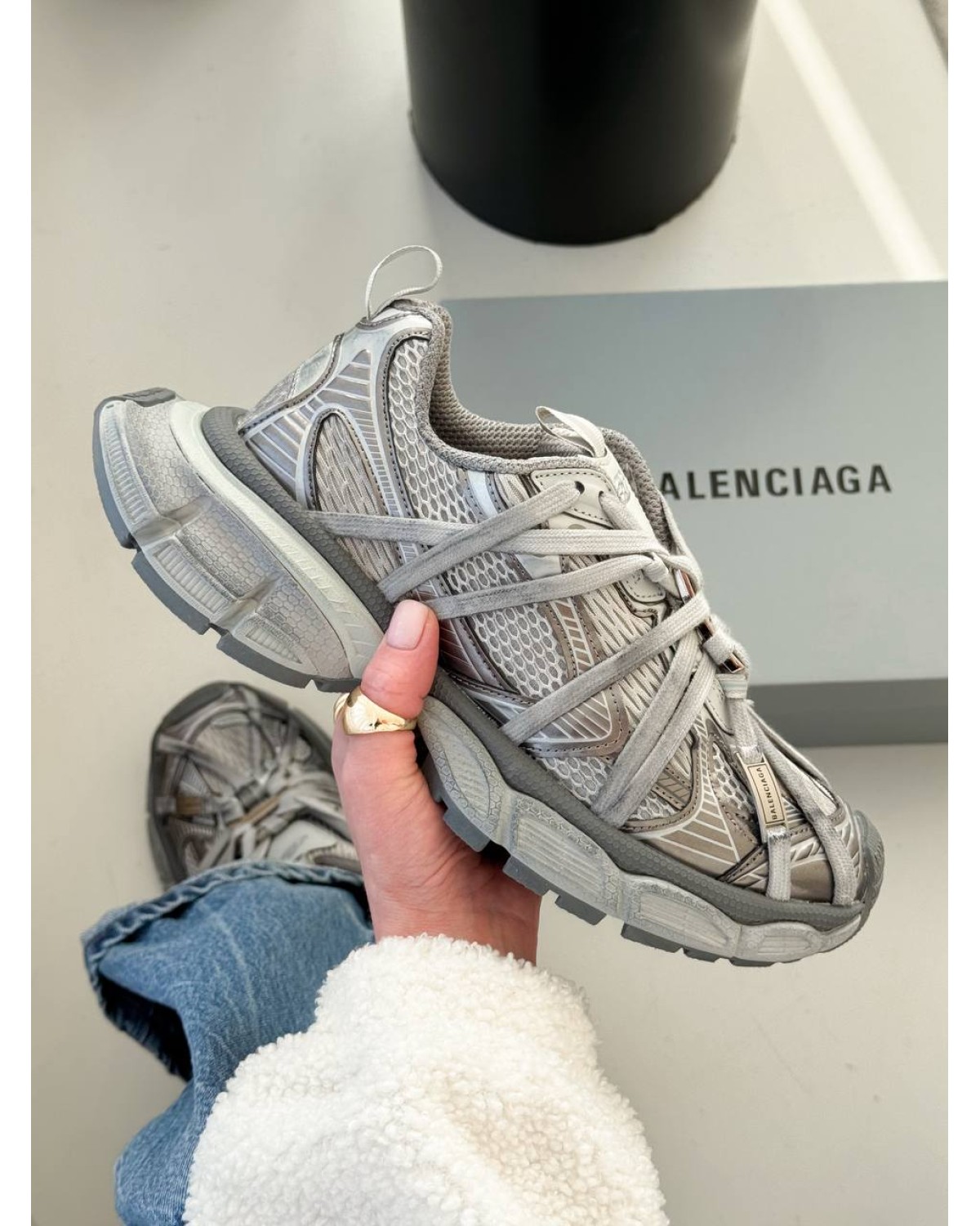 Balenciaga 3xl Extreme Laces Grey