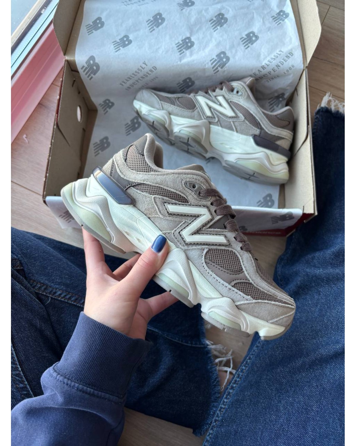 New Balance 9060 Brown White