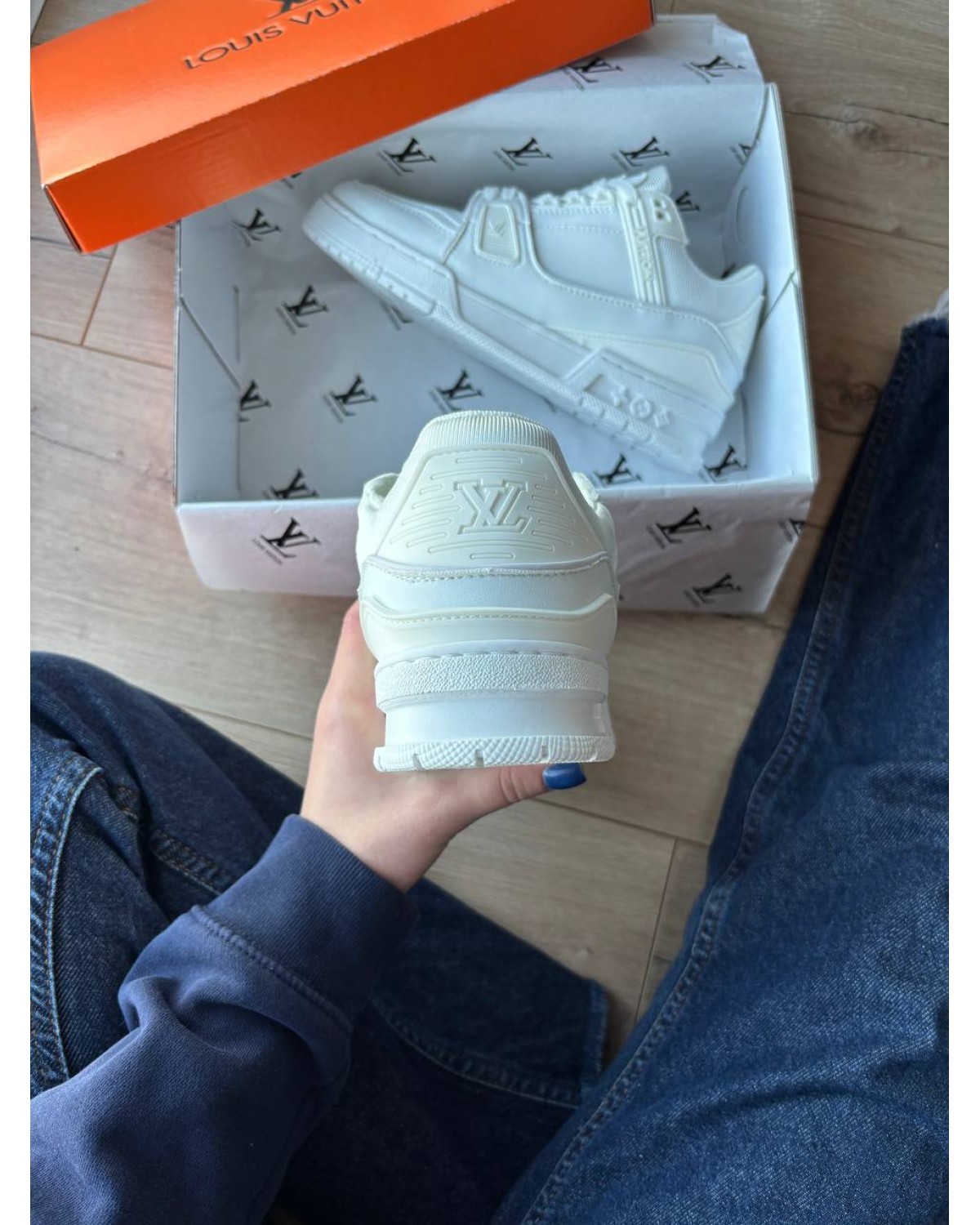 Louis Vuitton Trainer Triple White