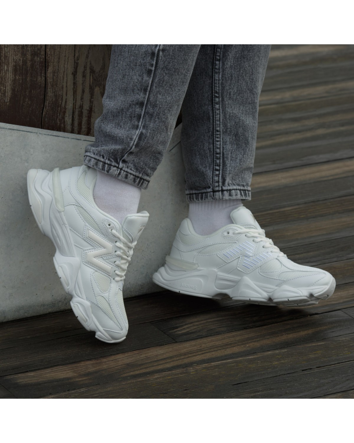 New Balance 9060 Full White