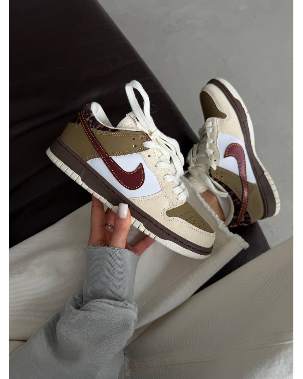 Nike SB Dunk Low White/Cheetah