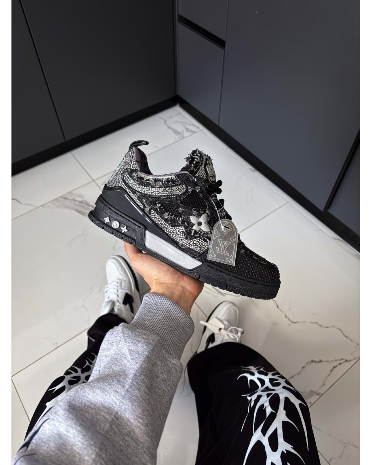 Louis Vuitton Skate Sneakers Grey