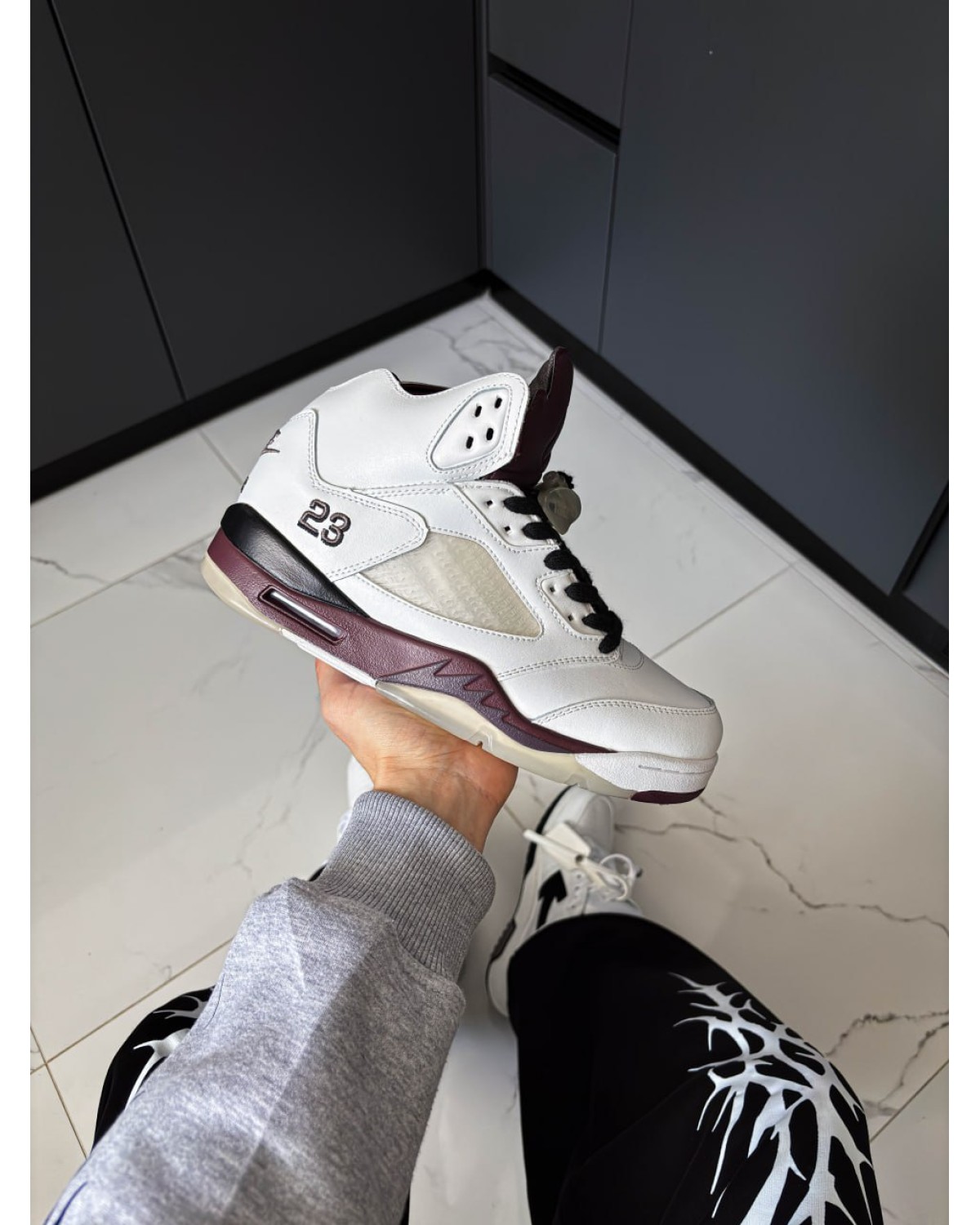 Nike Air Jordan 5 Retro White/Brown