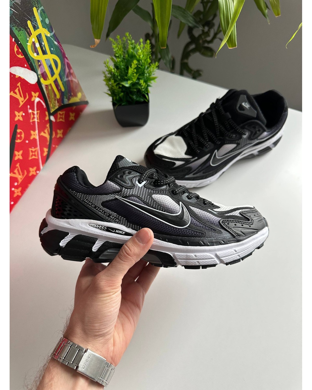 Nike Halo Mix Black White