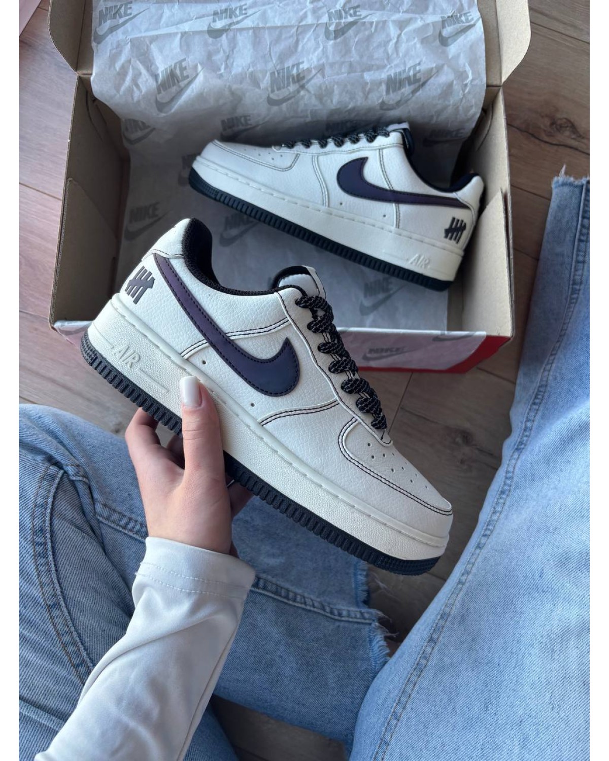 Nike Air Force 1 Low x Undefeated Beige Gradient