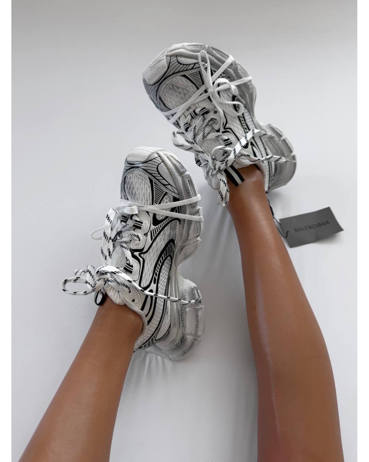 Balenciaga 3XL White Black