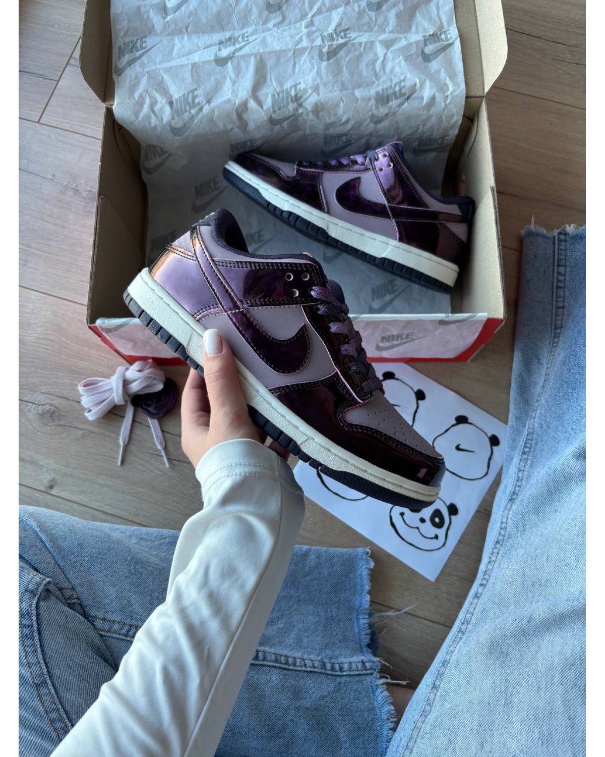 Nike SB Dunk Low SE Panda Purple