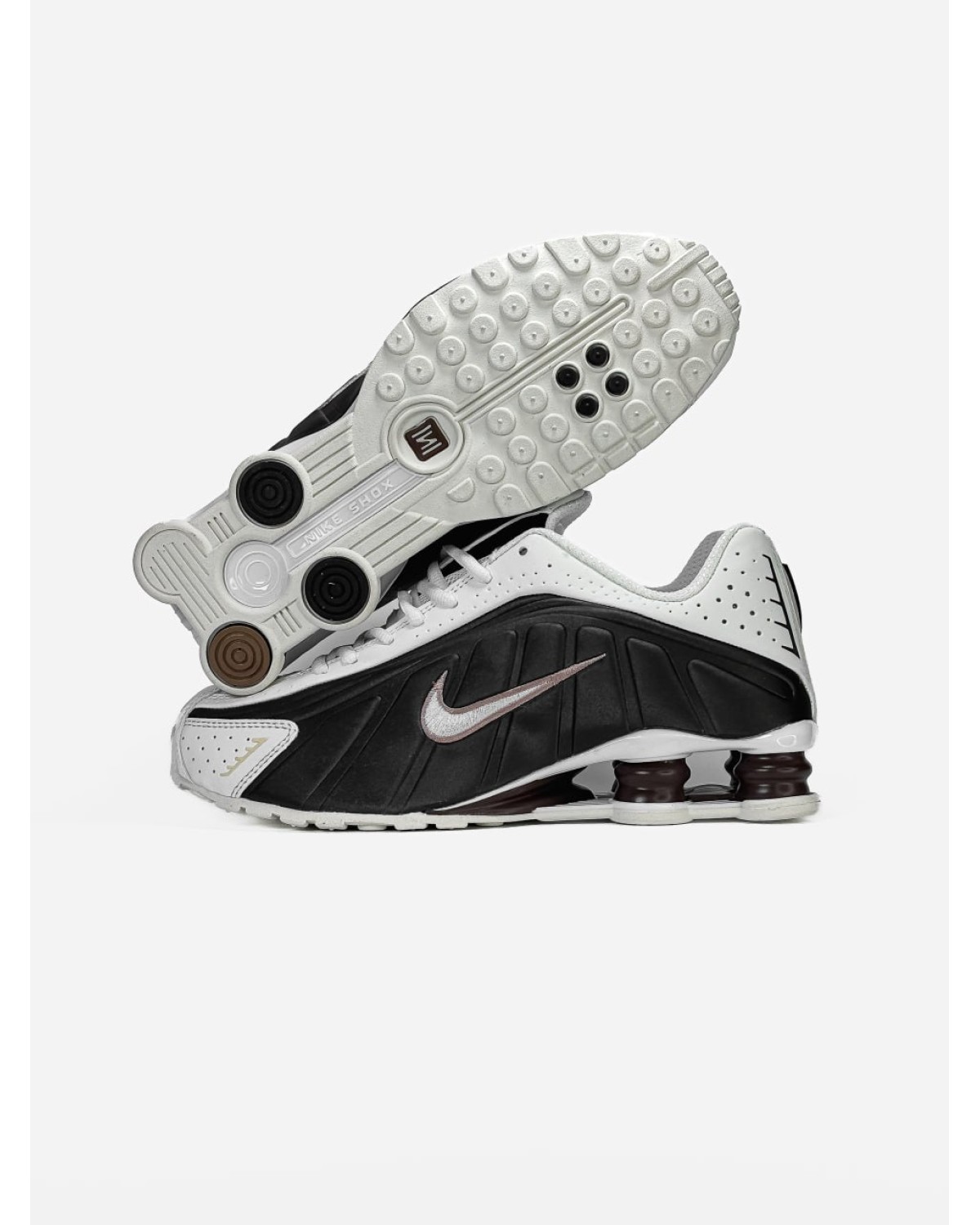 Nike Shox R4 Sail/Black/Fauna Brown