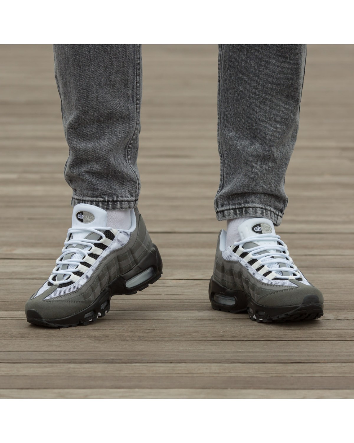 Nike Air Max 95 Grey Black  Suede