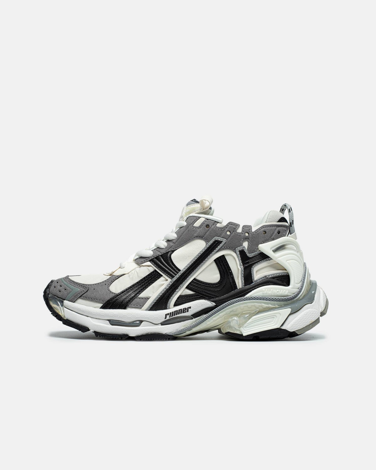 Balenciaga Runner Nylon Sneaker Grey/White/Black