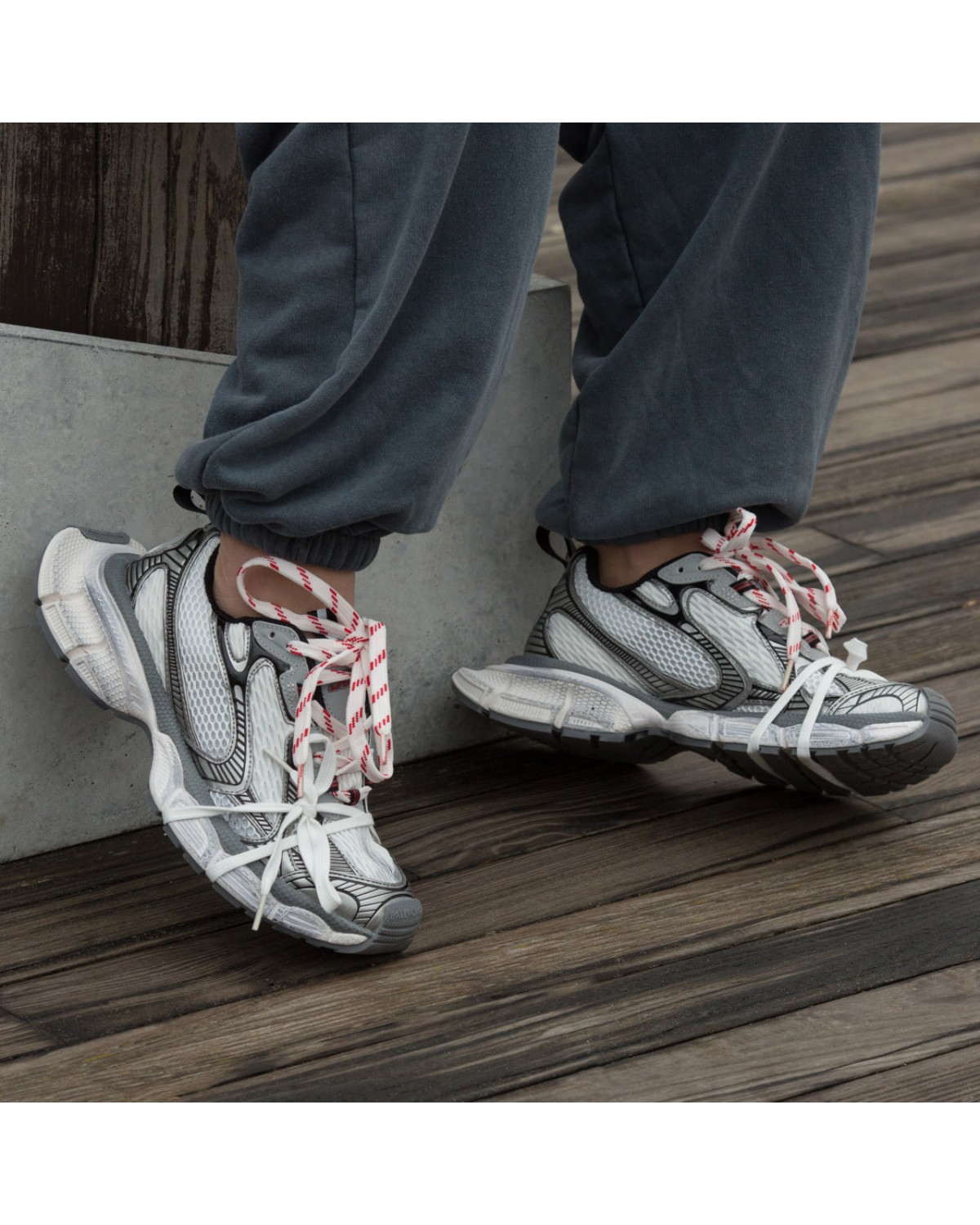 Balenciaga 3XL Silver White