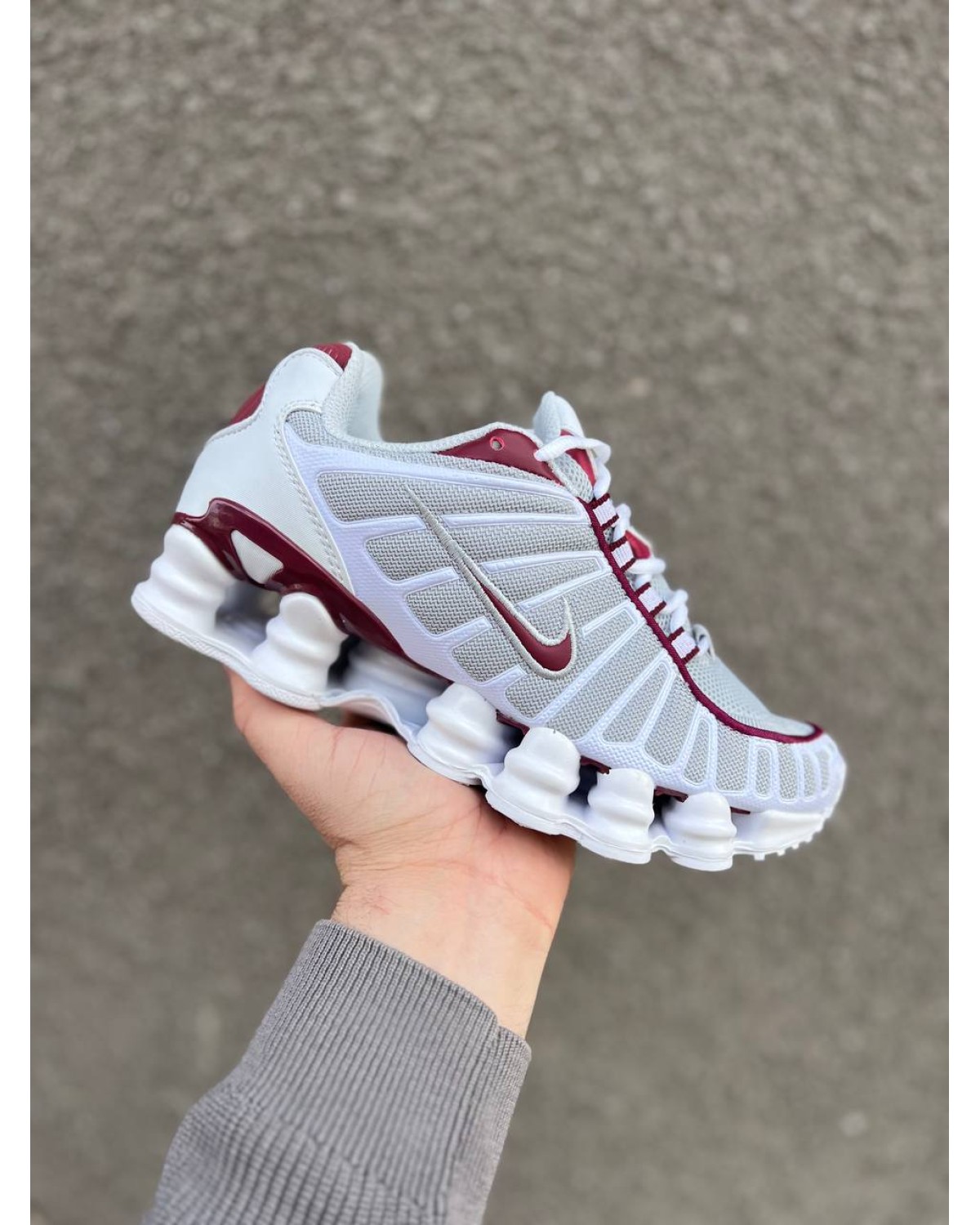 Nike Air Max Shox TL White Bugrundy