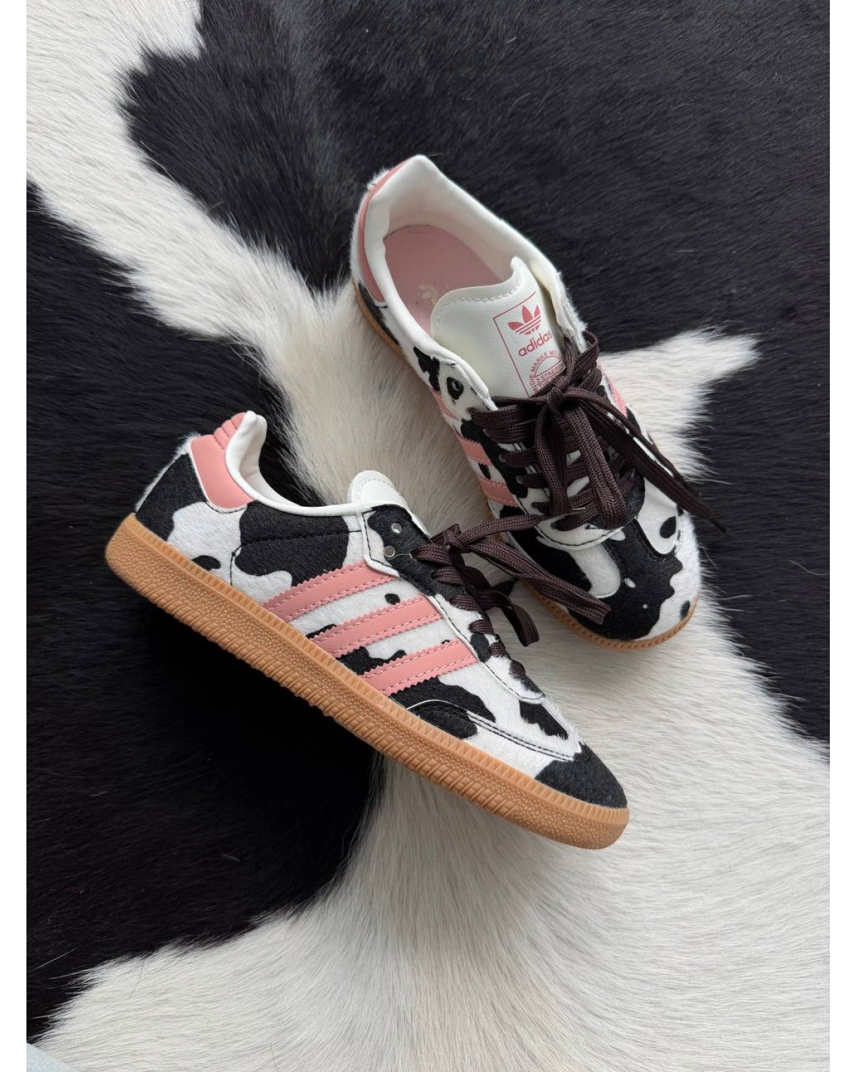 Adidas Samba Cow Print/White