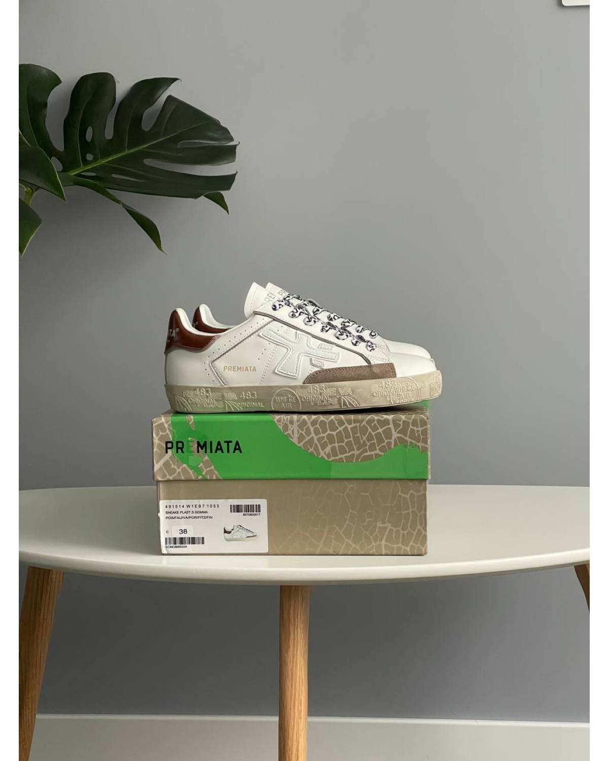 Premiata Stevend 6483 Beige White Brown