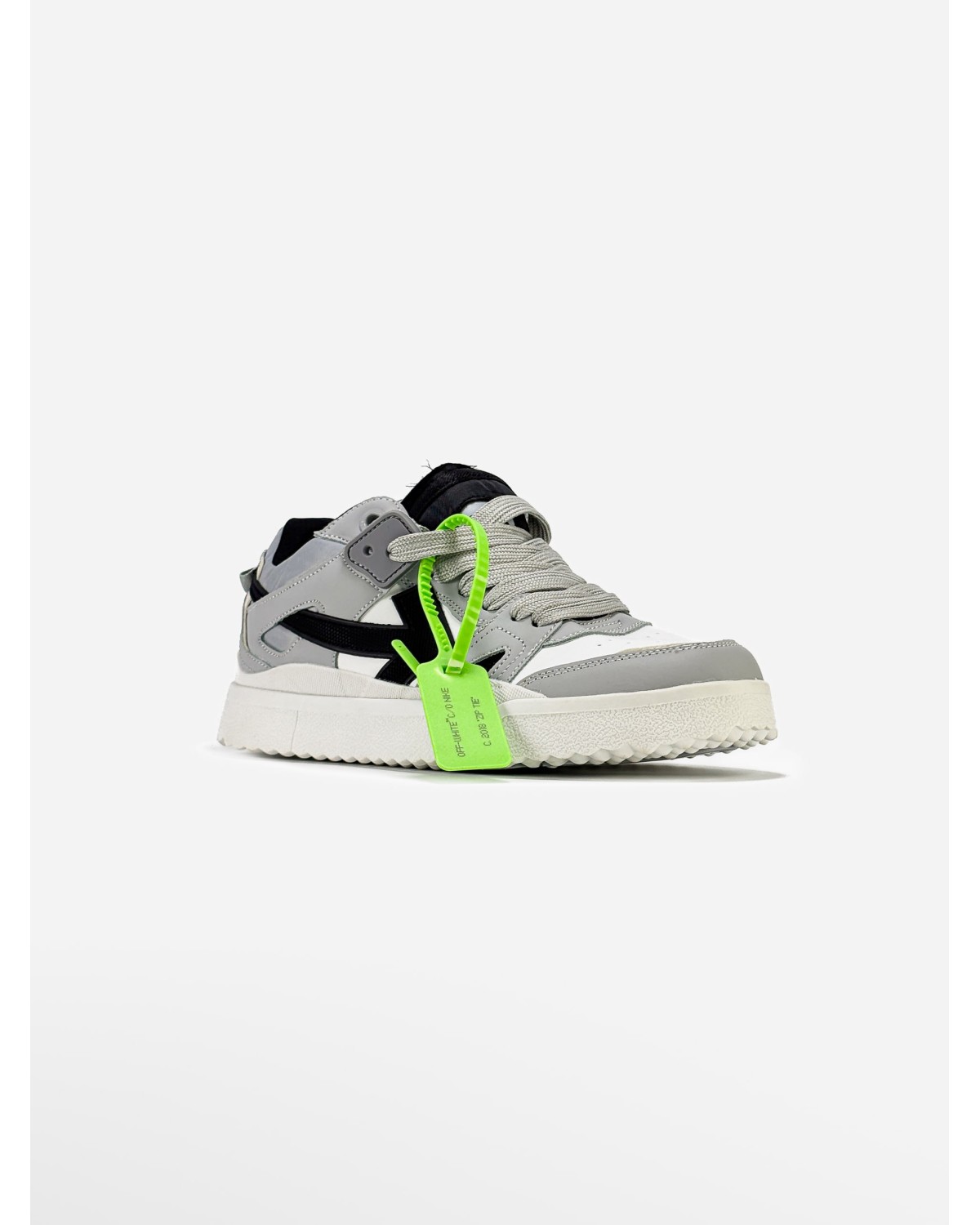 Off-White Sponge Mid Top White/Grey Off-White Sponge Mid Top White/Grey