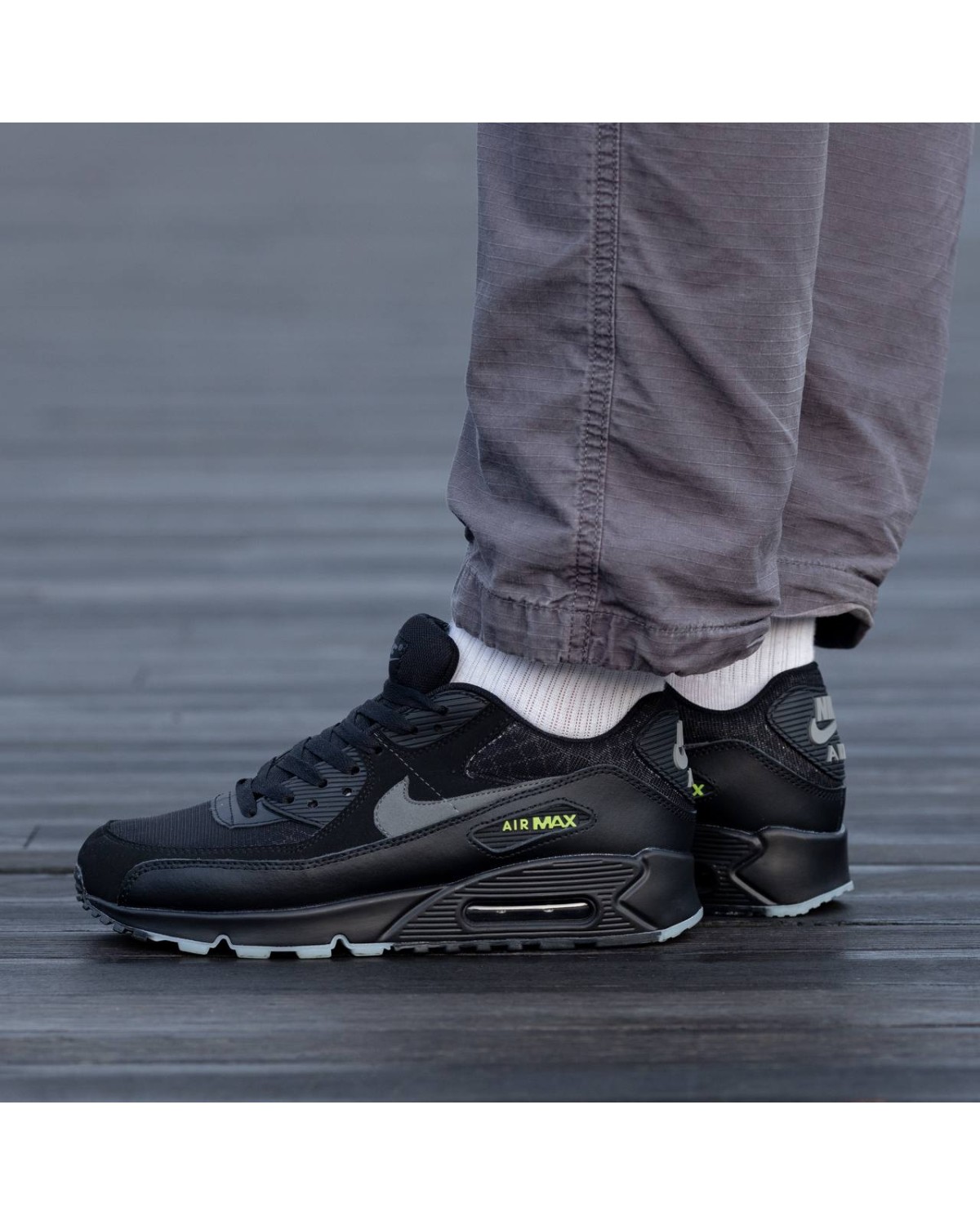 Nike Air Max 90  Black\Grey\Green
