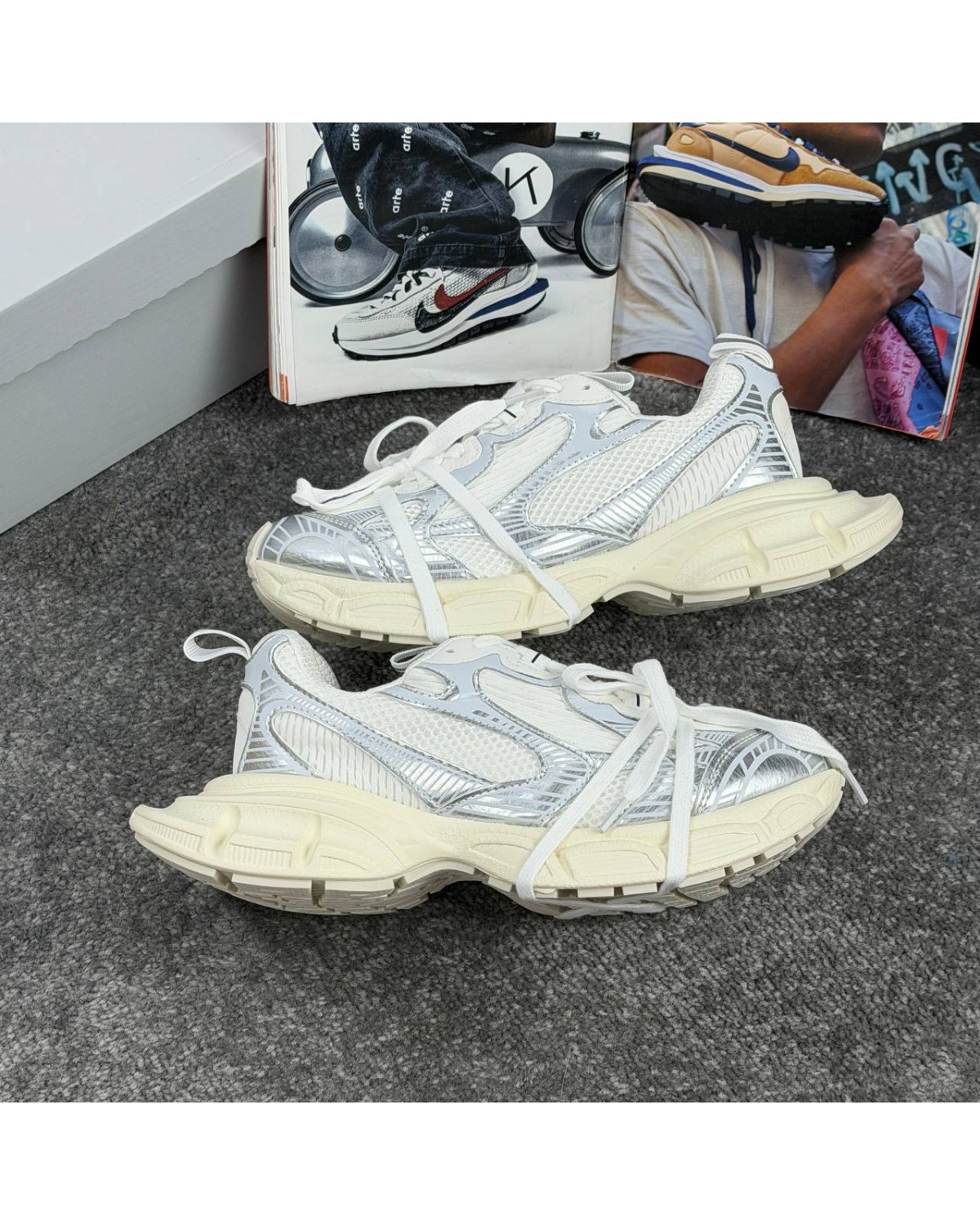 Balenciaga 3XL White Silver