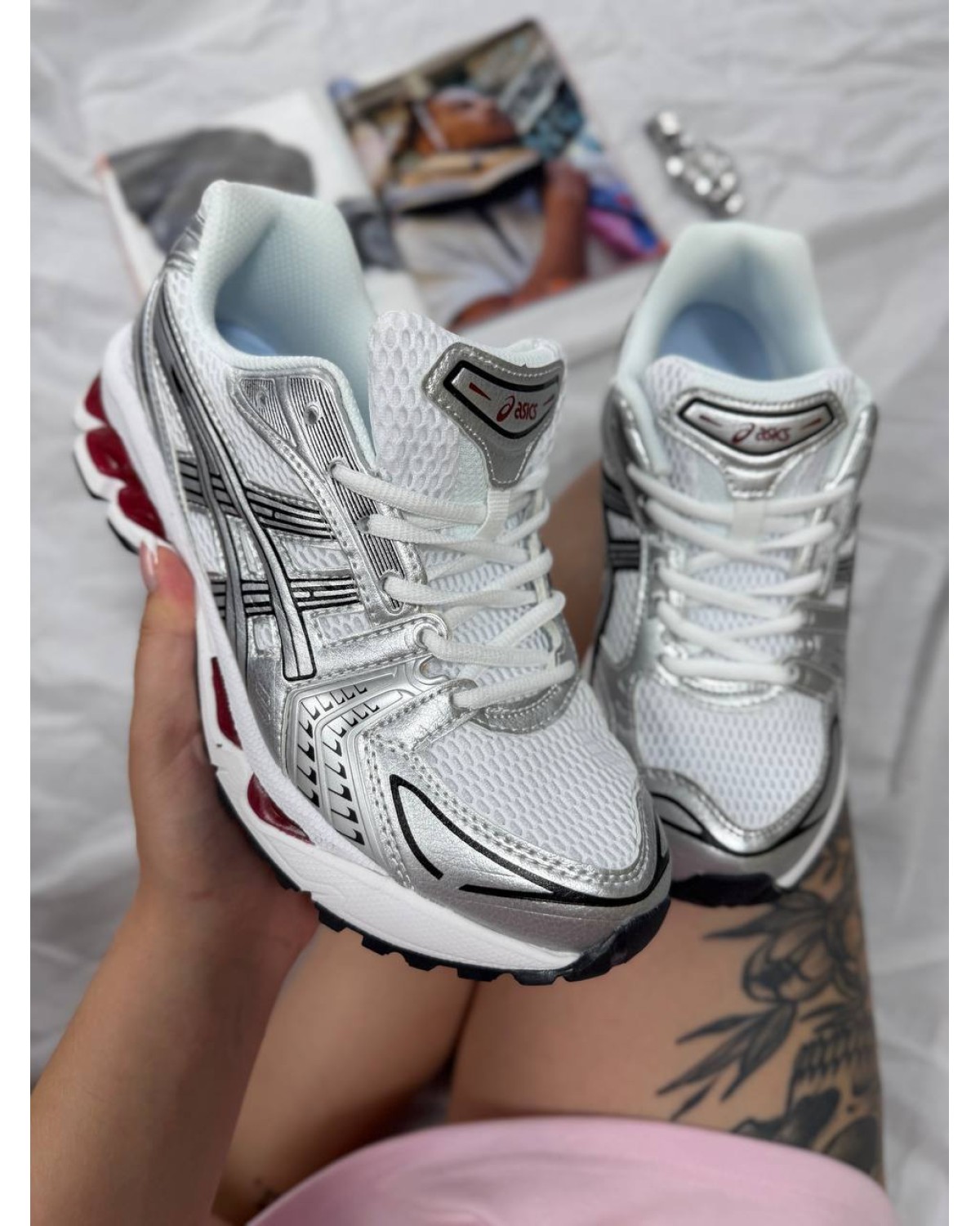 Asics Gel Kayano 14 Silver Pink
