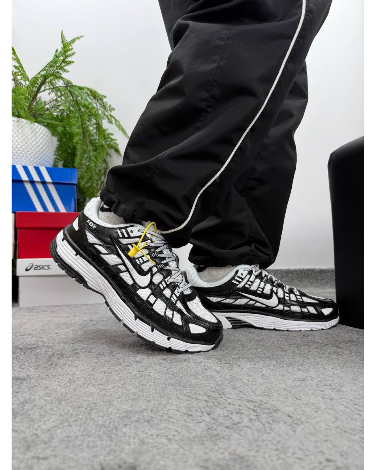 Nike P-6000 Black White