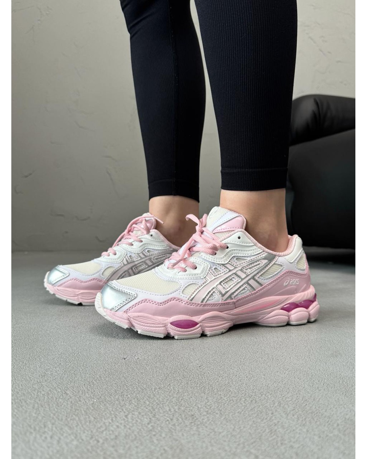 Asics Gel-NYC Pink Beige Silver