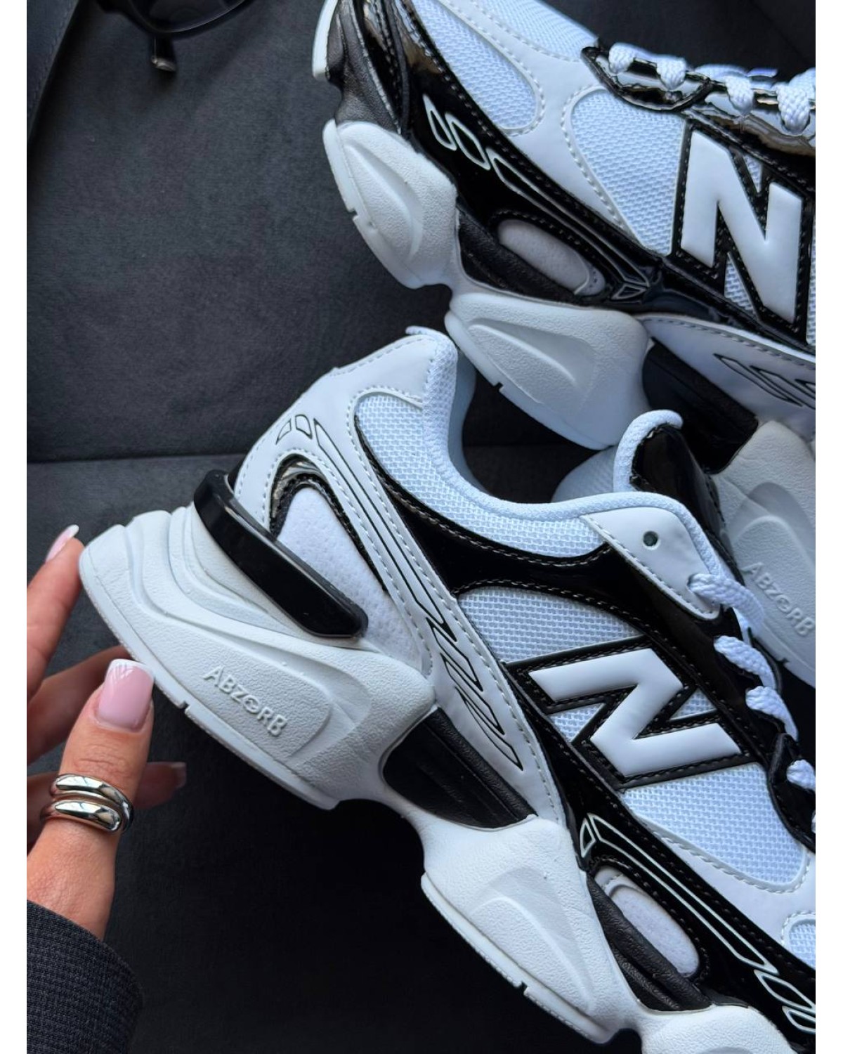 New Balance 9060R White Black New Balance 9060R White Black