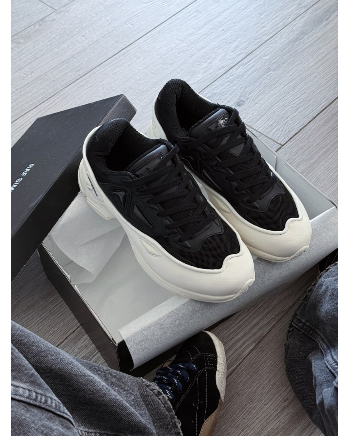 Adidas x Raf Simons Pharaxus Black/White Adidas x Raf Simons Pharaxus Black/White