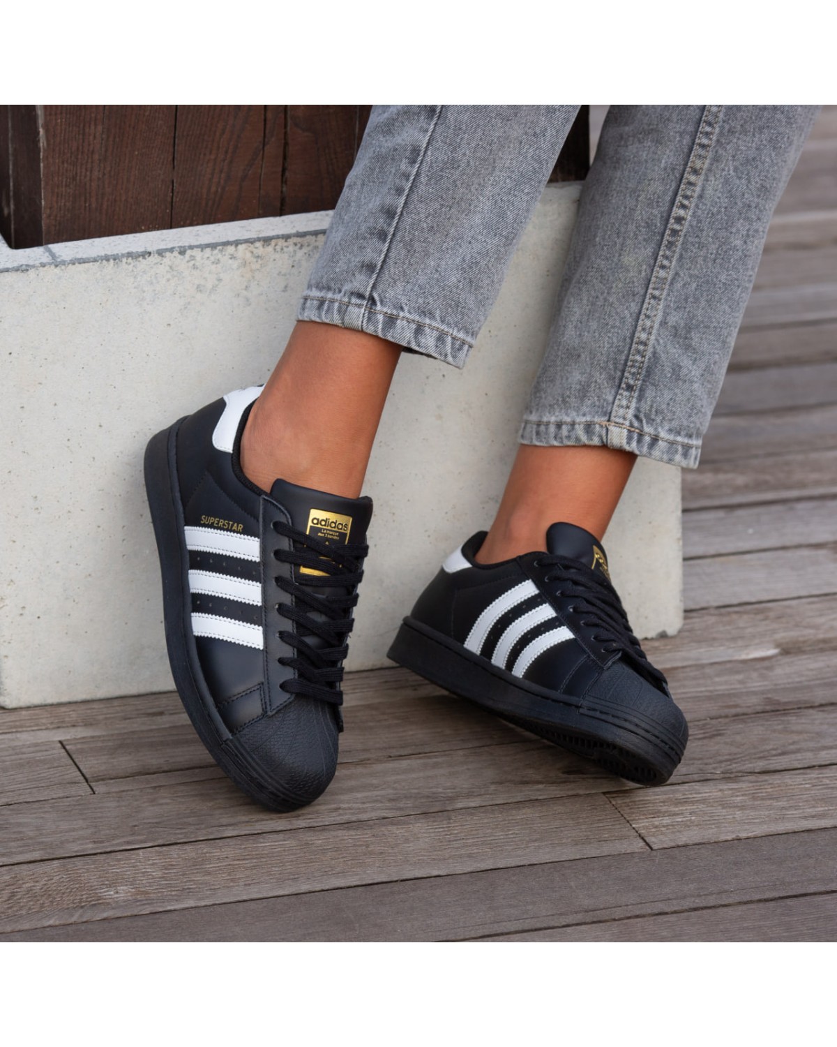 Adidas Superstar Black