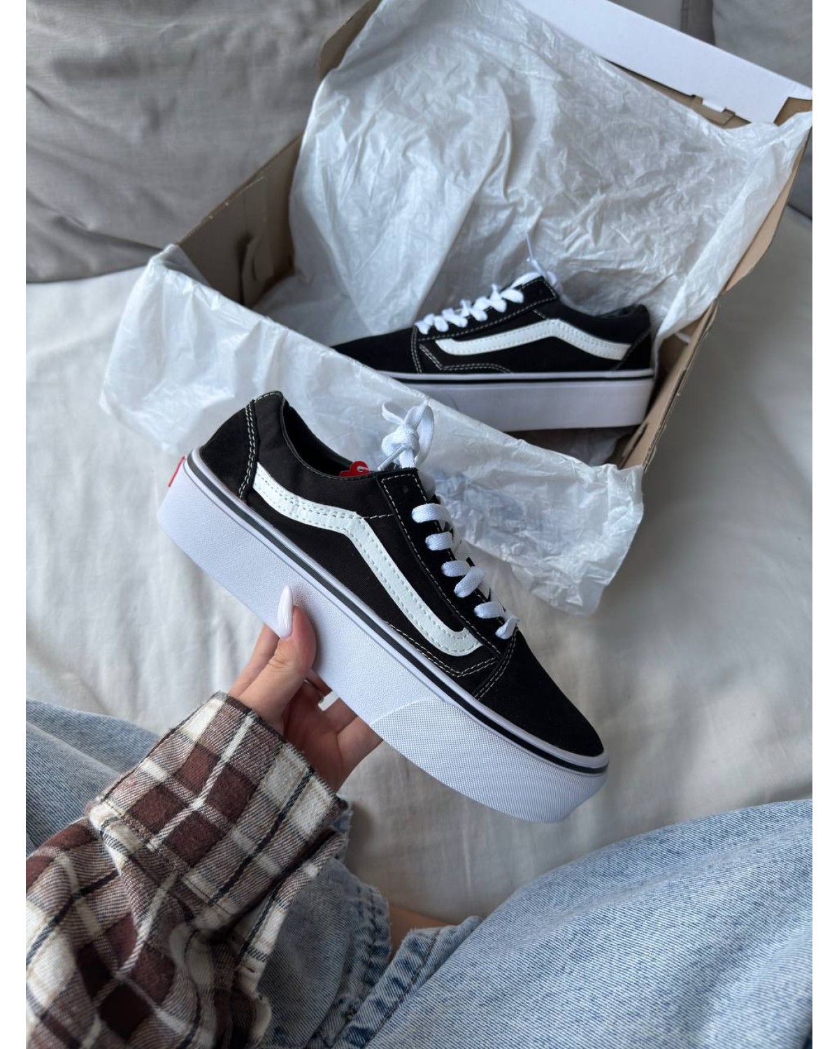 Vans Old Skool Black/White Platform