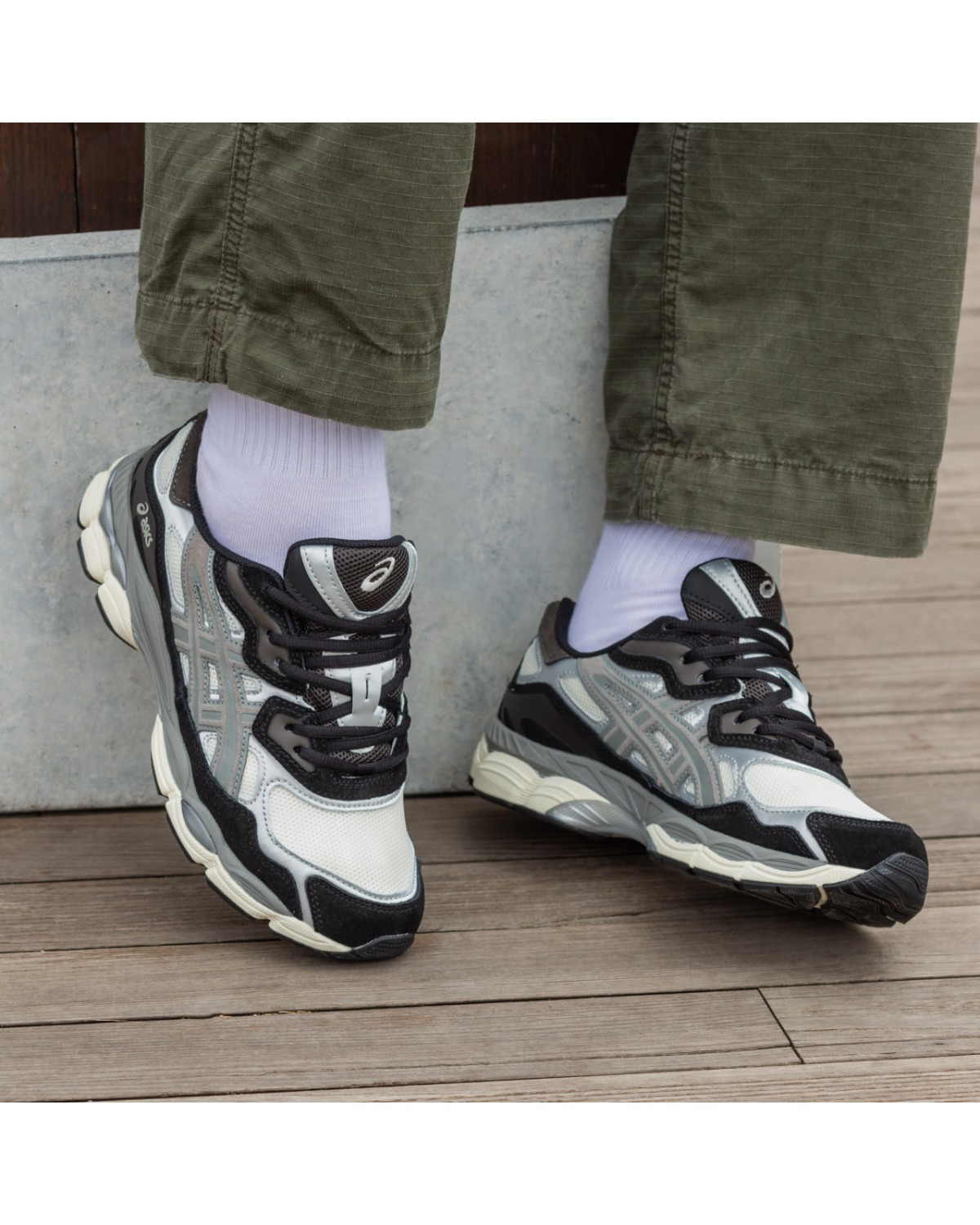 Asics Gel-NYC White Black Grey Asics Gel-NYC White Black Grey