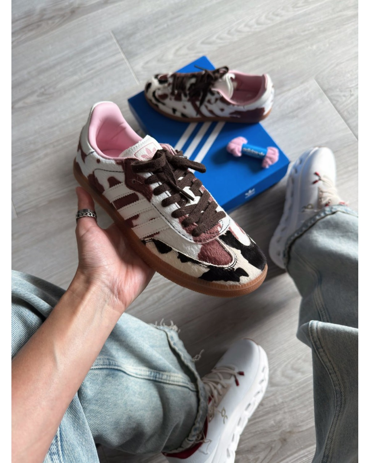 Adidas Samba Cow Print