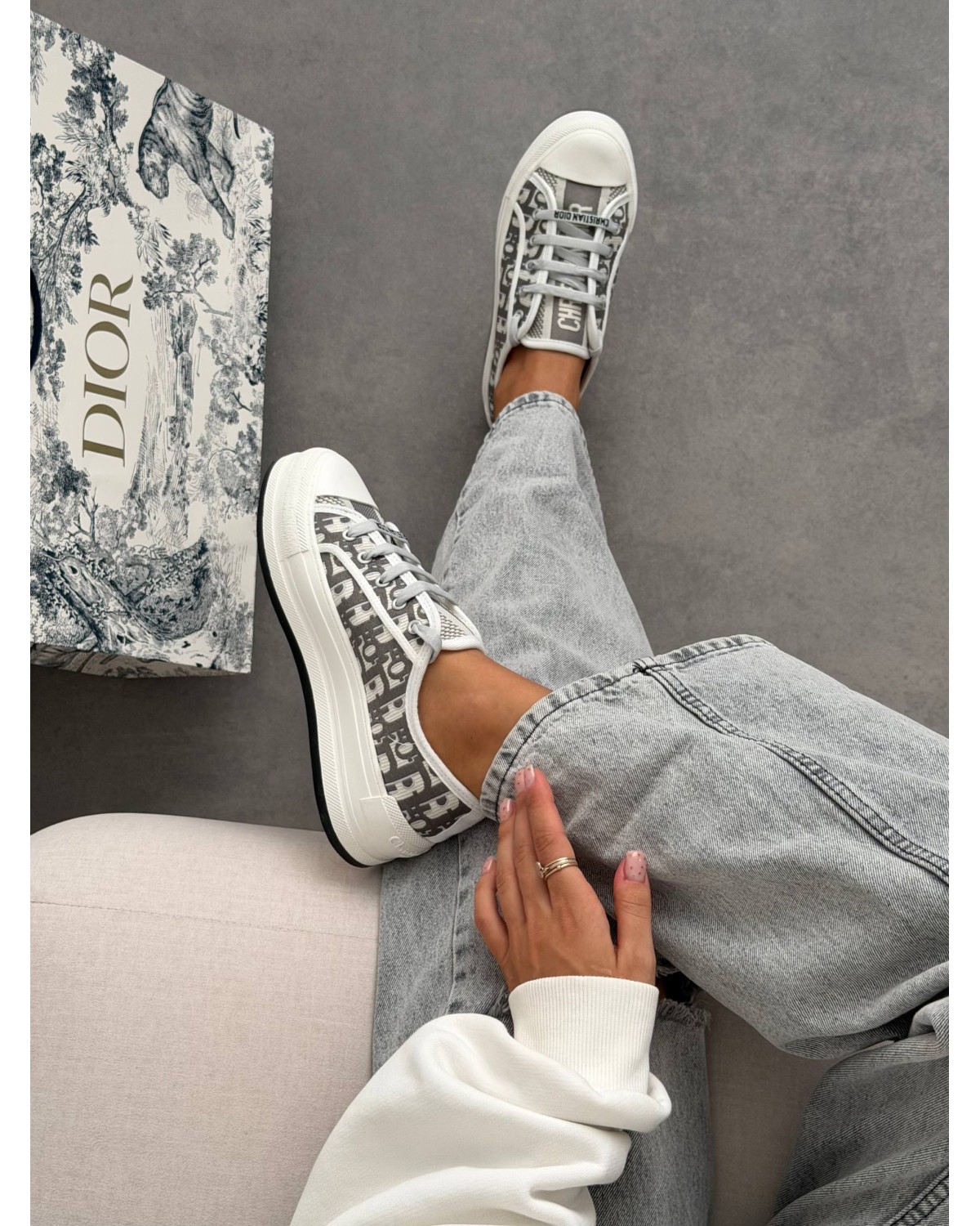 Dior B23 Platform Grey