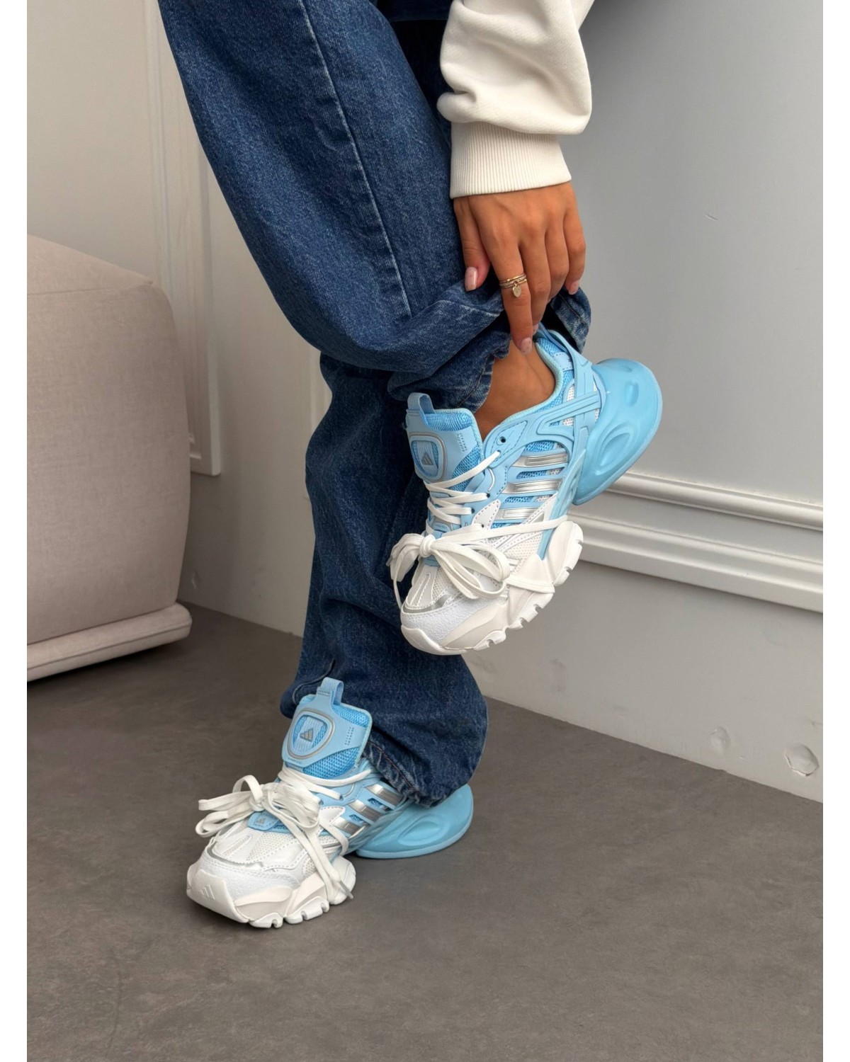 Adidas Vento XLG Delux Blue/White