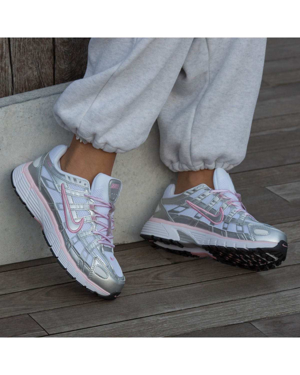 Nike P-6000 White Elemental Pink