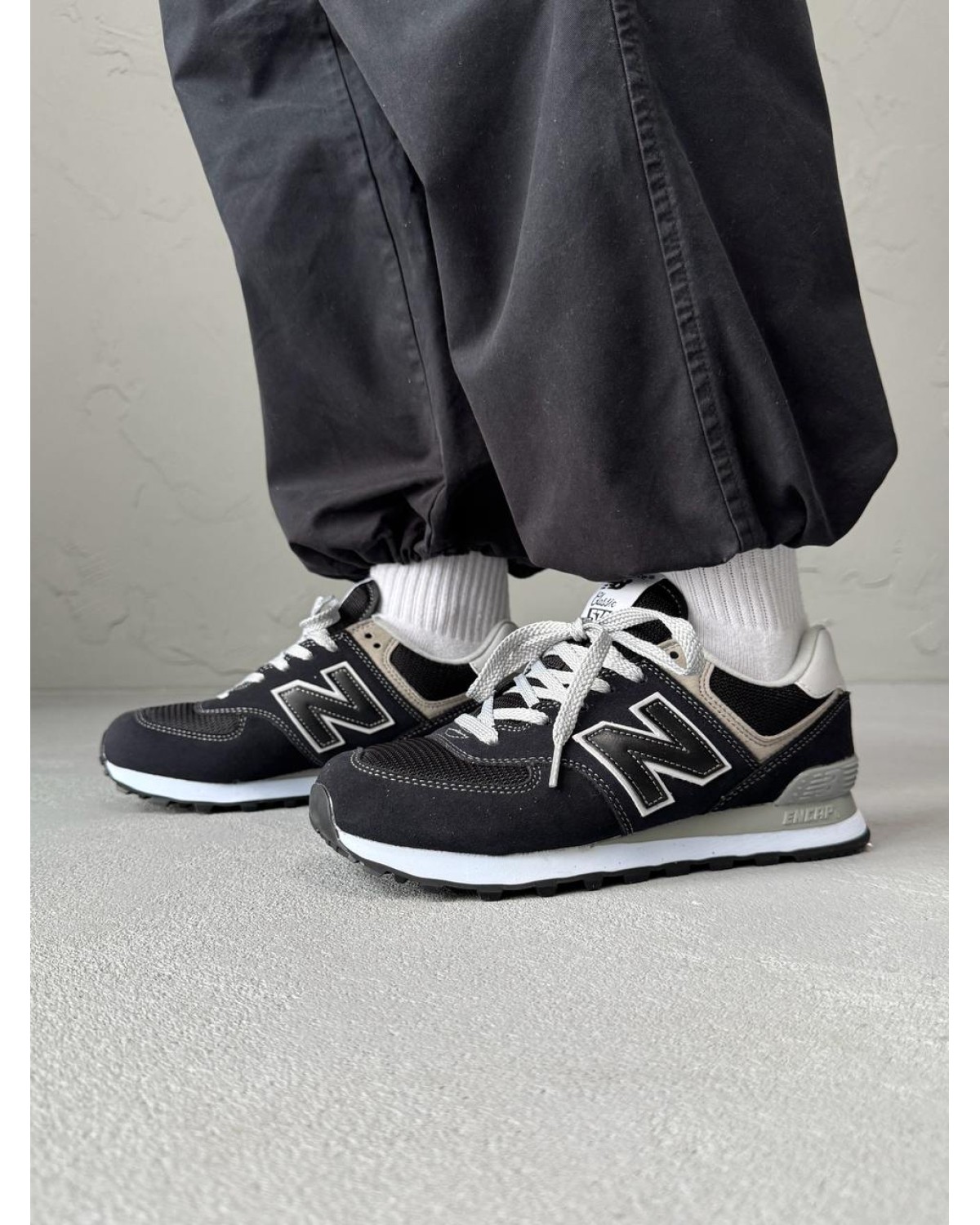 New Balance 574 Black Grey