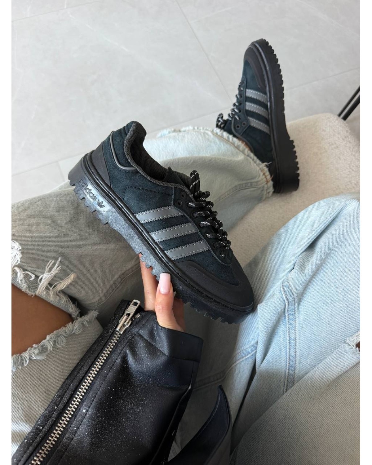 Adidas Samba WTR Black Suede