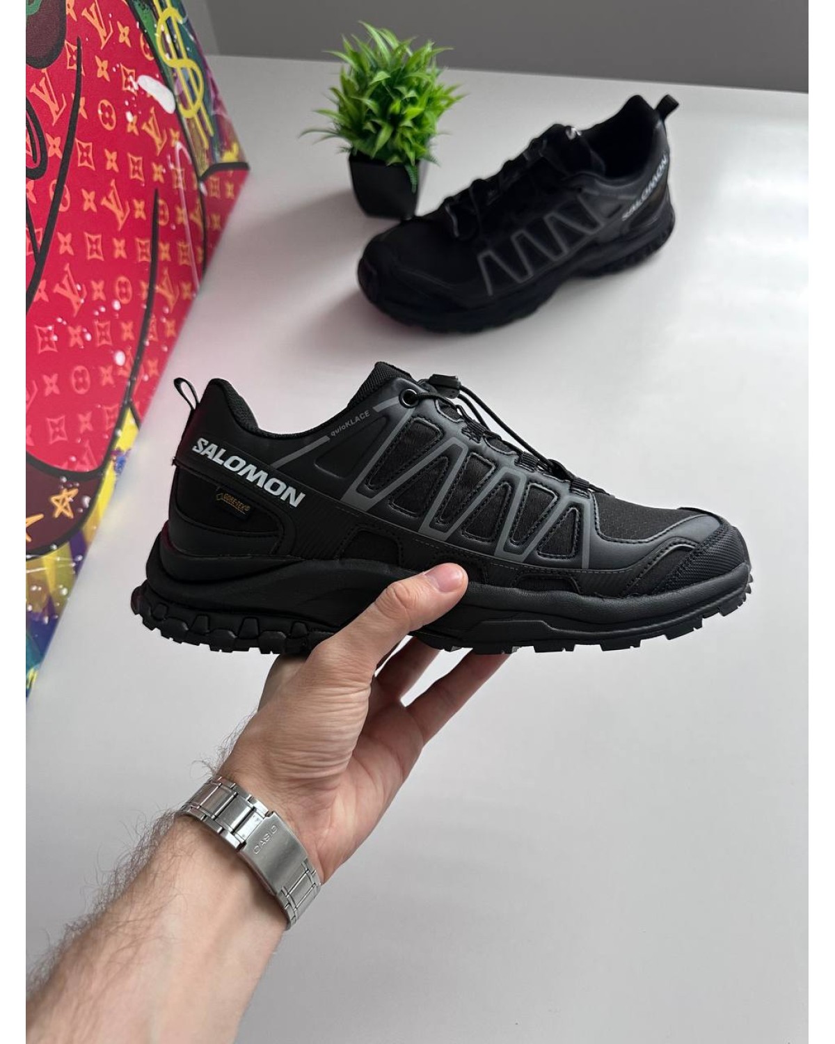 Salomon XA Pro 3D Amphib Gore-Tex Black White