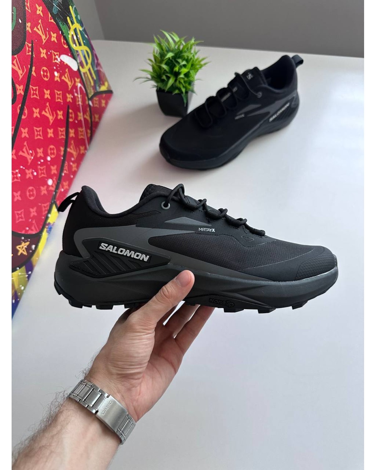 Salomon Genesis Gore-Tex Black Grey