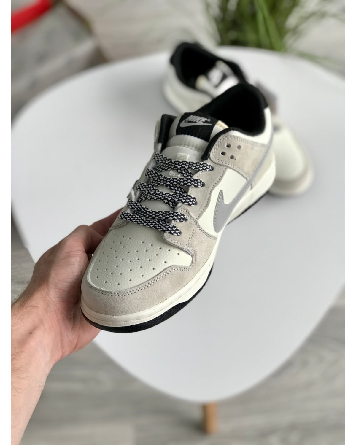 Nike SB Dunk x Stussy Grey Beige