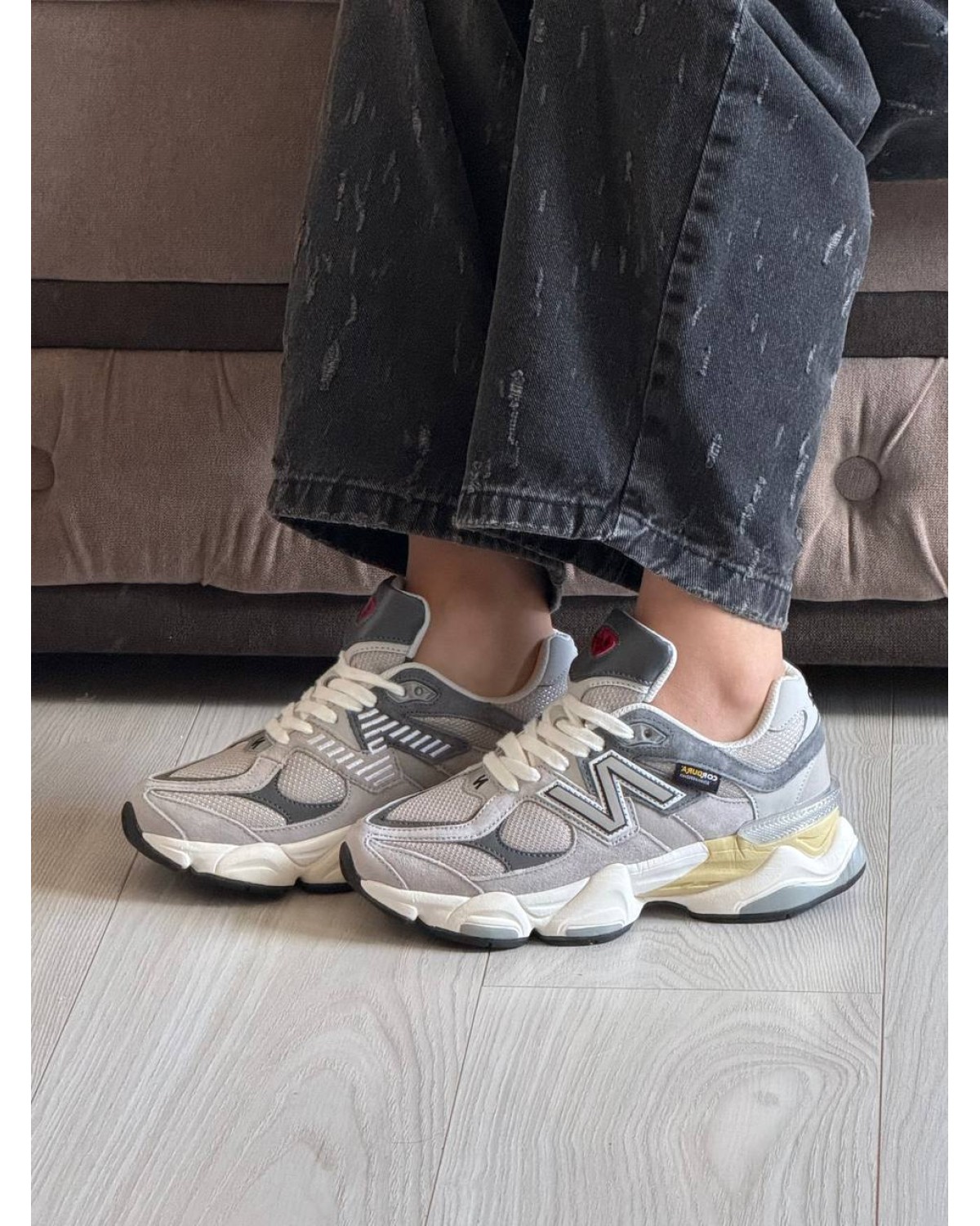 New Balance 9060 Grey White Cordura