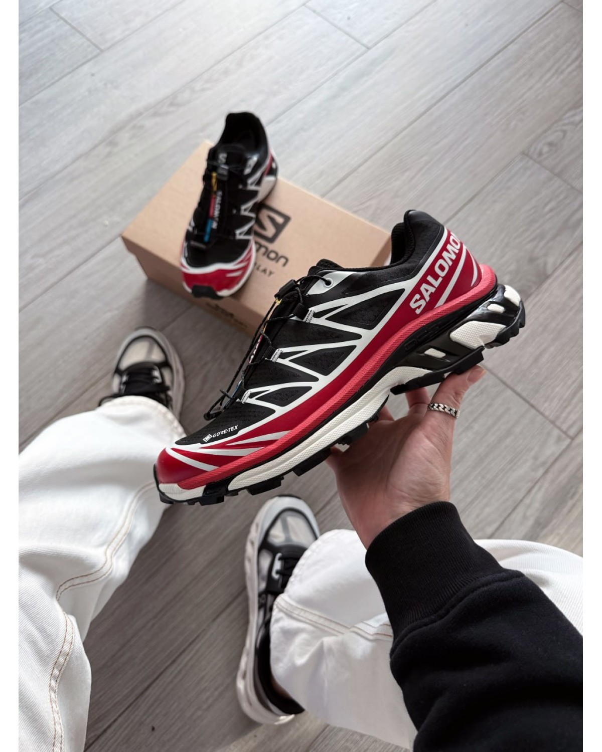 Salomon XT-6 Gore-Tex Black Red